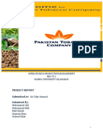 Project Report Submitted To: Submitted By:: Operations & Production Management Bba Vi-C Bahria University Islamabad