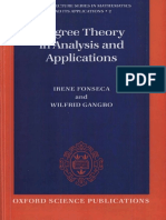 Degree Theory in Analysis and Applications. Irene Fonseca, Wilfrid Gangbo