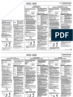 KSC-35S: Instruction Manual Mode D'Emploi Manual de Instrucciones