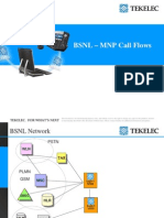 MNP Call Flows Tekelec BSNL