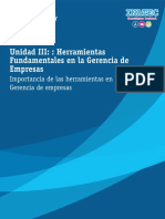 Tema 1 - Importancia de Las Herramientas en La Gerencia de Empresas