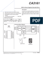 Features Description: BCD To Seven Segment Decoder/Driver