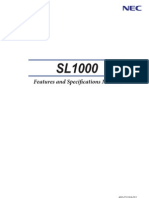 SL1000 Features & Specs Manual (Issue1.0) For GE