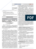 RESOLUCIÓN MINESTERIAL #153-2021-MINAM Aprueban Sección 2da Del Reglamento de Organización y Funciones Del M Ambiente.