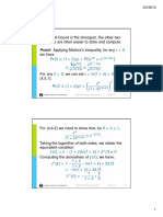 Proof: Applying Markov's Inequality, For Any: 0 PR (1 +) PR