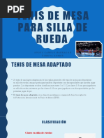 Tenis de Mesa para Silla de Rueda