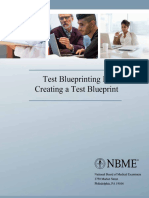 Test Blueprinting II: Creating A Test Blueprint