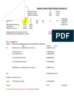 Beam Design With Deflection Check