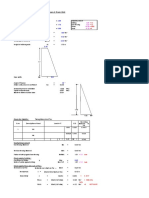 Design of Drain Wall: Mr-Mot-M Due To Earth On Toe Mnet/ (V-WT of Earth On Toe)