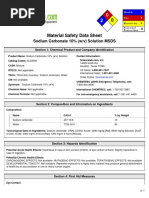 MSDS - Sodium Carbonate 10 (WV) Solution MSDS