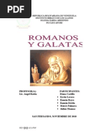 Romanos y Galatas