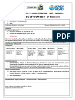 4° Quinzena. Roteiro de Estudo - Arte 1° Série.