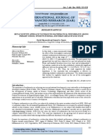 Metacognitive Approach To Enhancing Mathematical Performance Among Primary School Students in Rural and Urban Areas of Kogi State