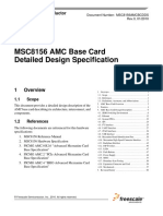 MSC8156 AMC Base Card Detailed Design Specification: Freescale Semiconductor