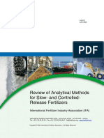 Review of Analytical Methods For Slow-And Controlled - Release Fertilizers