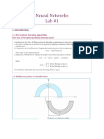 Neural Networks Lab #1: 1.1 Perceptron Learning Algorithm