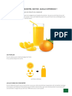 Les Différents Types de Jus