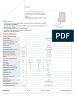 Technical Features: Indoor Panel Antenna 380-2700 MHZ