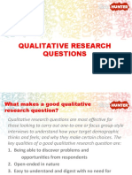 Research Questions Examples