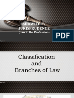 Midwifery Jurisprudence: (Law in The Profession)