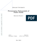 Permutation Polynomials