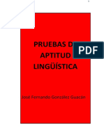 Pruebas de Aptitud Linguistica