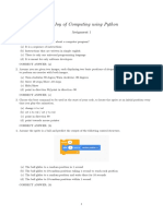 The Joy of Computing Using Python: Assignment 1