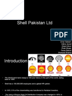 Shell Pakistan LTD: Presented By: Umer Saleem Adina Javed Obaid Ghori Pirah Ahsan Paras Batool Shahzad Shahid