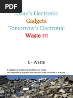 Today's Electronic Tomorrow's Electronic: Gadgets