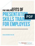 10 Benefits of Presentation Skills Training For Employees