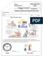 4º Ano Unidade de Medida de Tempo Temperatura Comprimento Massa e Capacidade