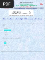 CS606 FinalTerm 2016 MCQs