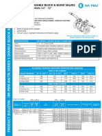 Imi PBM Ansi Double Block & Bleed Valves: AN/TN SERIES 5, Sizes 1/2" - 12"