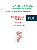 Curso Padeiro - Parte 1