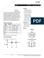 Dual Power MOSFET Driver Features: File Number Data Sheet April 1999