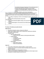 Provisional: Borderline Personality Disorder Differential DX