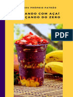 E-Book Lucrando Com Açaí Começando Do Zero