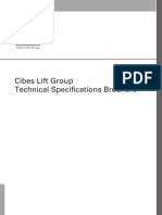 Cibes Lift Group Technical Specifications Brochure