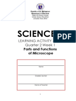 Science 7: Learning Activity Sheet Quarter 2 Week 1