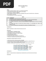 BIOLOGY PRACTICAL (First Term Class 9)