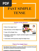 Past Simple Tense: Department of English Language Teaching Faculty of Science University of Peradeniya