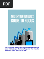 The Entrepreneur's Guide To Focus