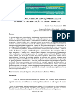 Políticas Públicas para Educação Especial Na