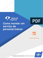 Como Montar Um Serviço de Personal Trainer