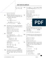 Circle (Solved Example + Exercise)