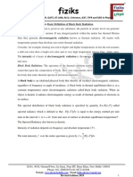 1 (A) Basic Definition of Black Body Radiation