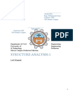 Structure Analysis-1: Lab Manual