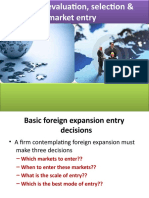 Foreign Market Entry Strategies