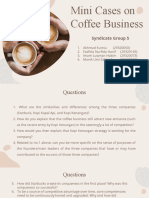 Mini Cases On Coffee Business: Syndicate Group 5