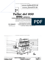 Seat 850 Especial Despiece Organos - Principales